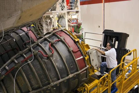 CAPE CANAVERAL, Fla. -- In Orbiter Processing Facility-1 at NASA s Kennedy... Foto stock
