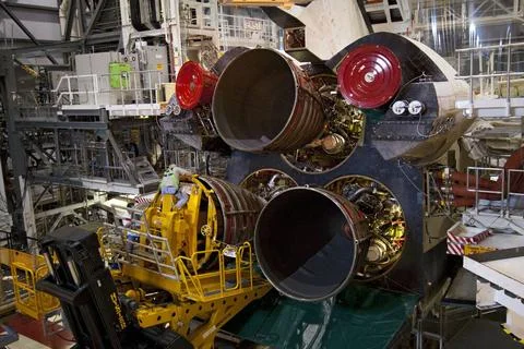 CAPE CANAVERAL, Fla. -- In Orbiter Processing Facility-1 at NASA s Kennedy... Foto stock