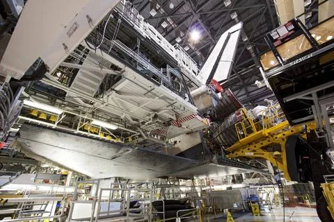 CAPE CANAVERAL, Fla. -- In Orbiter Processing Facility-1 at NASA s Kennedy... Foto stock