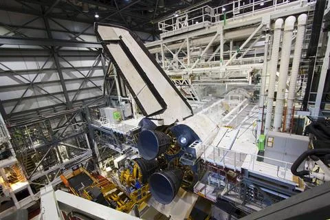 CAPE CANAVERAL, Fla. In Orbiter Processing Facility-1 at NASAs Kennedy Sp.. 写真素材