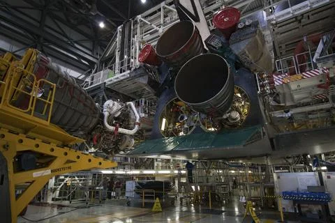 CAPE CANAVERAL, Fla. -- In Orbiter Processing Facility-1 at NASA's Stock Photos