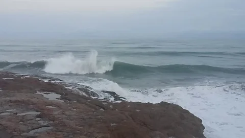 Cape Coast Beach Stock Footage 98403987
