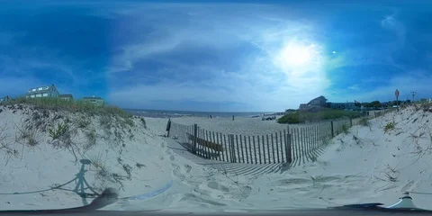 Cape Cod Beach 360 Footage Stock-Footage 129918830