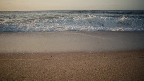 Cape Cod Beach at Sunset Stock Footage 90632401
