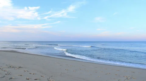 Cape Cod Beach Sunset Time-Lapse (4K) Stock Footage 32275359