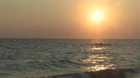 Cape Cod Coast at Sunset Stock Footage 11605588