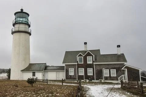 Cape Cod Highland Light Truro Stock Photos