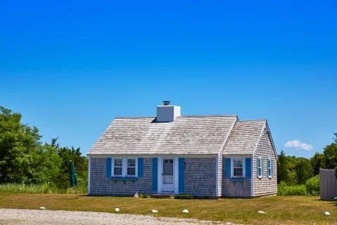 Cape Cod houses architecture Massachusetts US Stock Photos