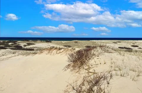 The Cape Cod National Seashore Dunes at Provincetown, Massachusetts Stock Photos