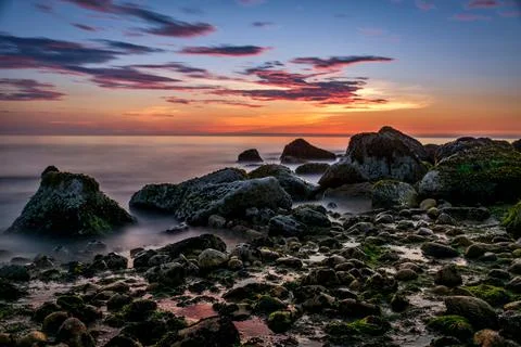 Cape cod sunrise Stock Photos