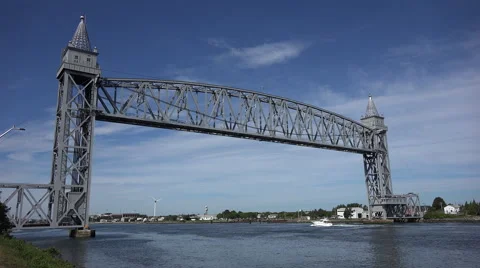 Cape Cod Train Bridge Stock Footage 41662379