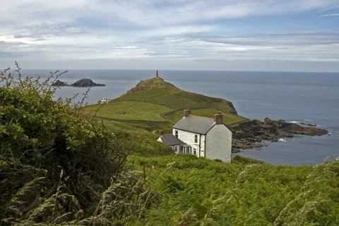 Cape Cornwall, Cornwall, UK Stock Photos