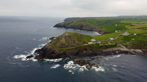 Cape Cornwall England UK Stock Footage 262739402