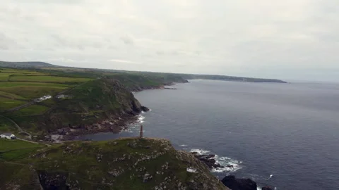 Cape Cornwall England UK Stock-Footage 262741372