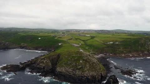 Cape Cornwall England UK Stock-Footage 262741731