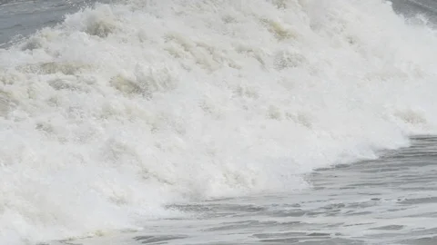 Cape Cross Ocean waves, namibia, Africa in HD slowmotion Stock Footage 91081882