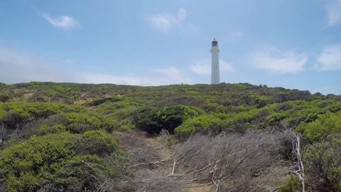 Cape de Couedic lighthouse on Kangaroo Island in South Australia 스톡 동영상 82185561