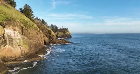 Cape Disappointment Lighthouse Stock Footage 272274340