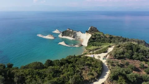 Cape Drastis, Corfu, Greece. Stock Footage 136824918