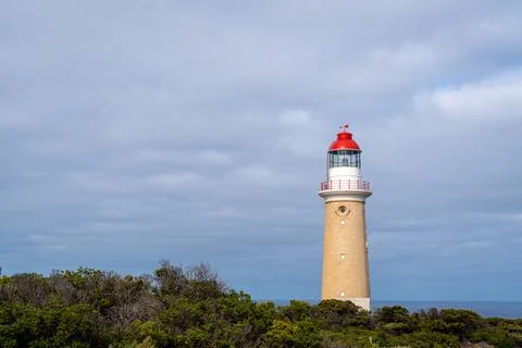 Cape Du Couedic lighthouse in Flinders Chase National Park, Australia Stock Photos