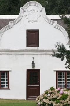 Cape dutch architecture Stock Photos