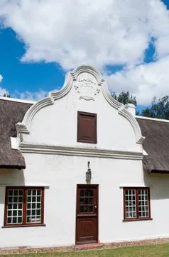 Cape dutch architecture Stock Photos