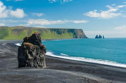 Cape Dyrholaey Foto stock