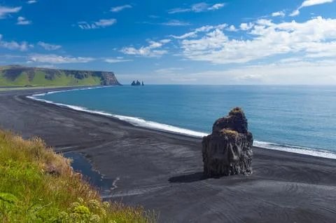 Cape Dyrholaey Foto stock