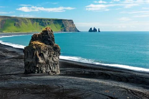 Cape Dyrholaey Foto stock