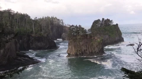 Cape Flattery Lookout Stock Footage 49617102
