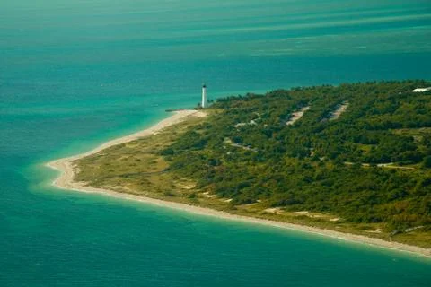 Cape florida lighthouse Stock Photos