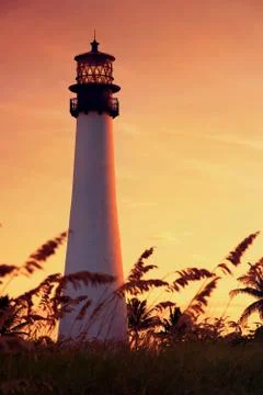 Cape florida lighthouse 写真素材
