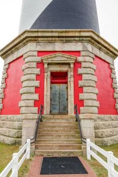 Cape Hatteras lighthouse base Foto stock
