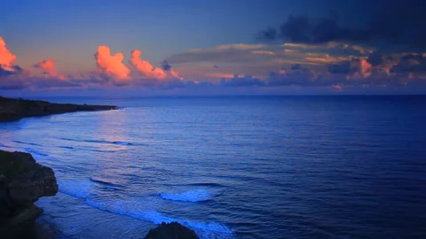 Cape Kyan's Cliffs, Sea, and Sunset Vídeos de archivo 330460290
