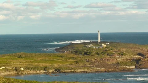 Cape Leeuwin Lighthouse Stock Footage 89195614
