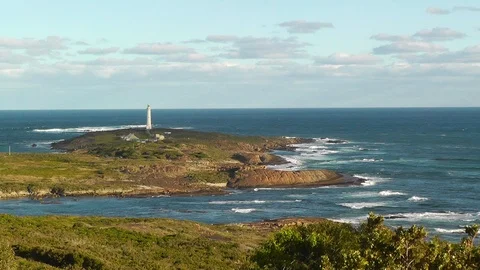Cape Leeuwin Lighthouse Stock Footage 89284252