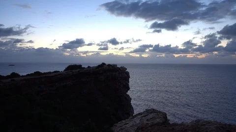 The cape martinet de ibiza at sunrise 스톡 동영상 101478968