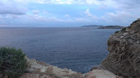 The cape martinet de ibiza at sunrise 스톡 동영상 101482069