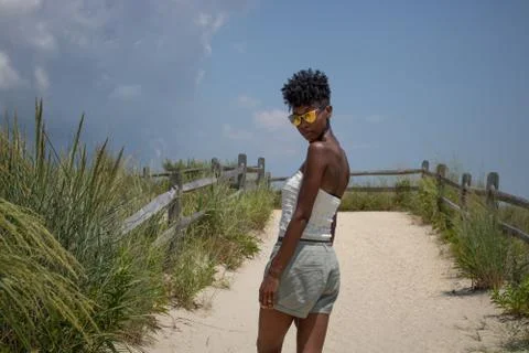 Cape May Beach 库存照片