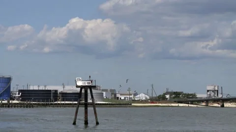 Cape May bridge Stock Footage 8669049