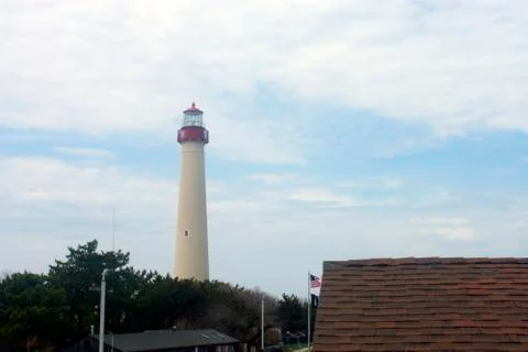 Cape May Lighthouse -01 Stock Photos