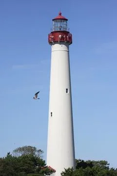 Cape may lighthouse Stock Photos