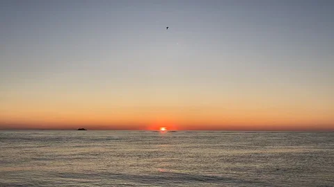 Cape May Sunset Timelapse Stock Footage 129053021