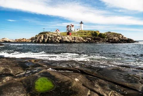 Cape Neddick Lighthouse Stock Photos