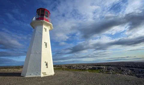 Cape Norman Lighthouse Stock Photos