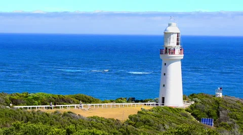Cape Otway lighthouse, Australia Stock Footage 57252910