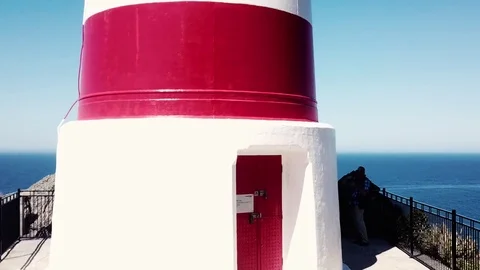 Cape Palliser Lighthouse Stock Footage 84150931