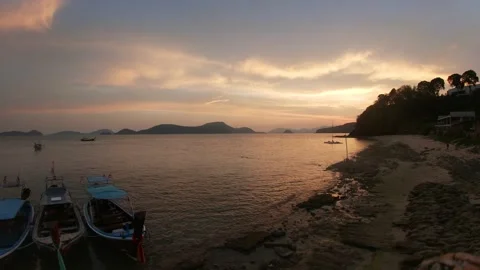 Cape Panwa Viewpoint Phuket Sunset Timelapse Vidéo 241005624
