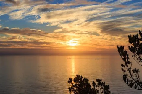 Cape Peninsula Sunset Stock Photos