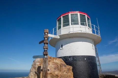 Cape Point lighthouse Stock Photos